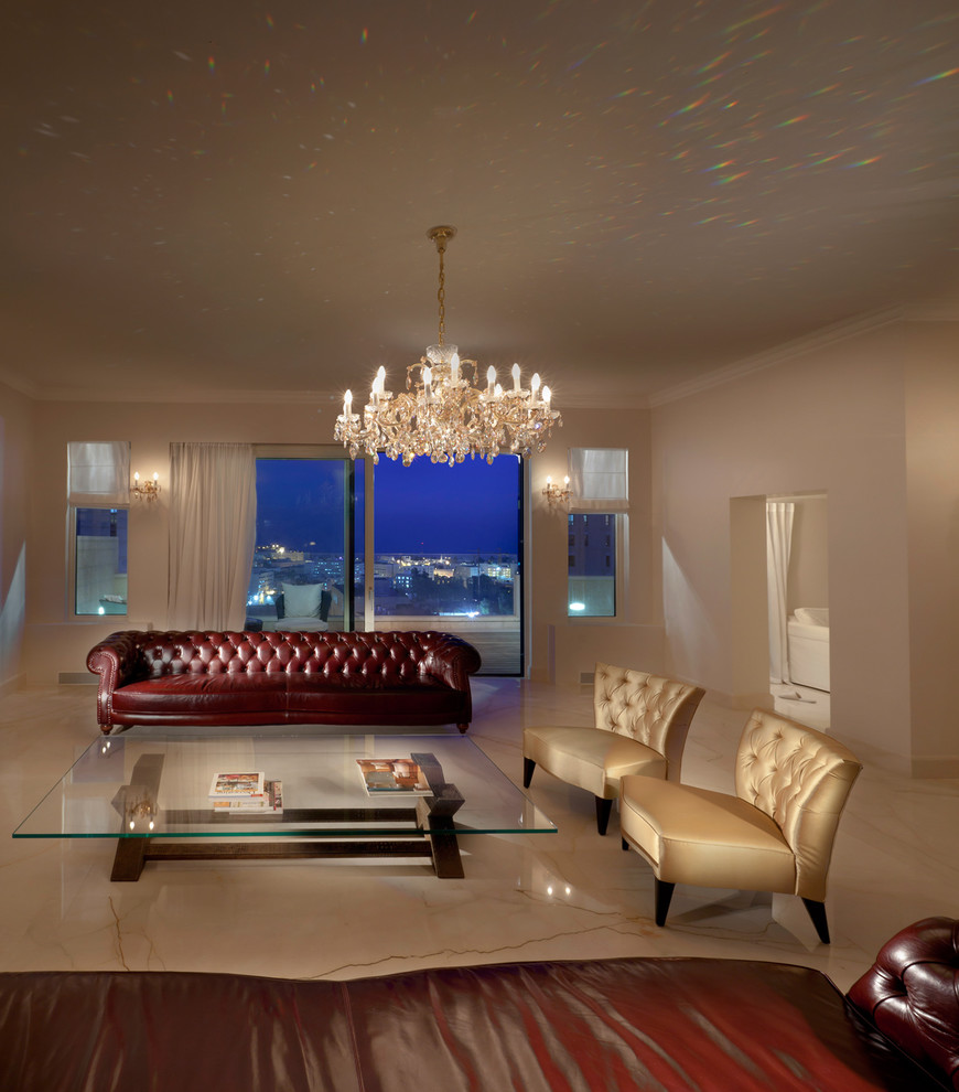 metallic-leather-couch