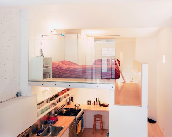Mezzanine-level-bed