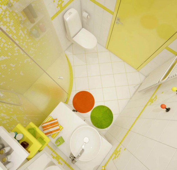 Yellow-white-shower-room4