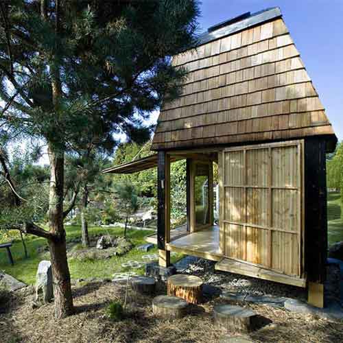 แบบบ้านไม้หลังเล็กได้บรรยากาศ สไตล์ eco houses