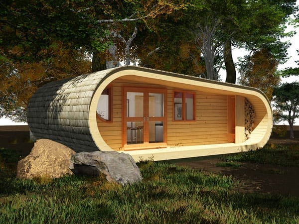 แบบบ้านไม้หลังเล็กได้บรรยากาศ สไตล์ eco houses