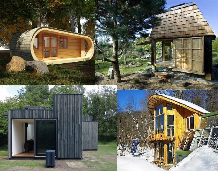 แบบบ้านไม้หลังเล็กได้บรรยากาศ สไตล์ eco houses