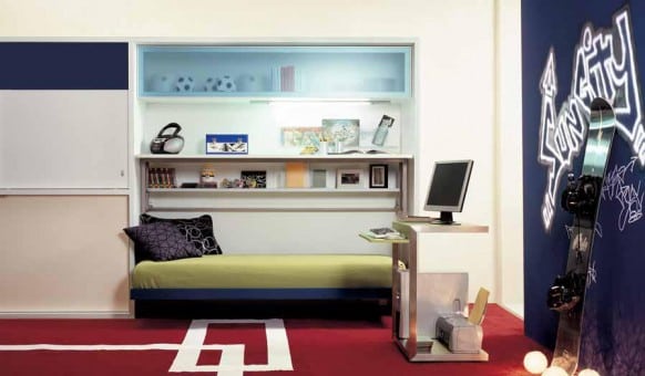 แต่งห้องนอนขนาดเล็ก ให้สวยทันสมัยเหมาะกับวัยรุ่น02