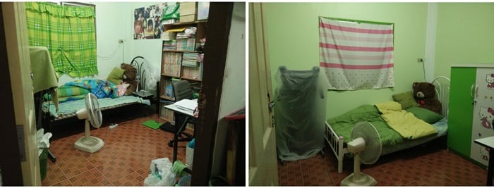 renovate ห้องนอนขนาดเล็ก