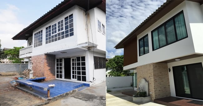 รีโนเวทบ้านเก่ารุ่นทวด ให้สวยทันสมัย001