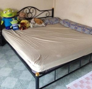 รีโนเวทห้องนอนเก่า20ปีเป็นห้องนอนอันอบอุ่น