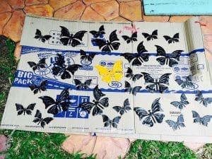 DIY ป้ายประดับสวน