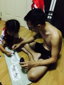 DIY ป้ายประดับสวน