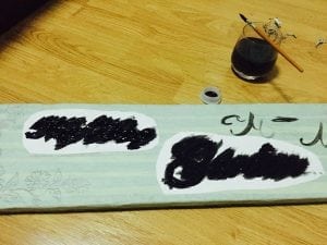 DIY ป้ายประดับสวน